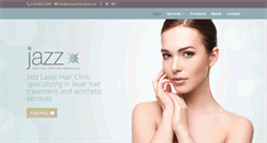 Desktop Screenshot of jazzlaserhairclinic.com